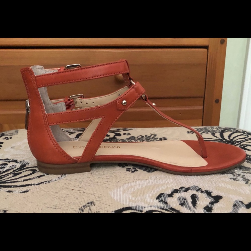 Burnt Orange Enzo Sandals (5)